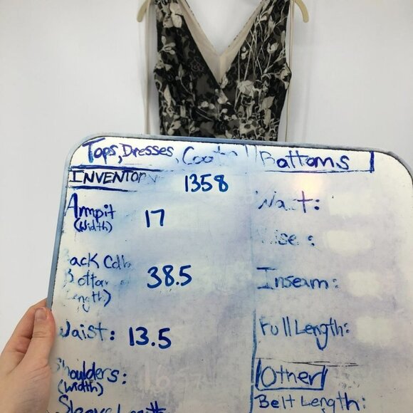 Black Creme floral lace overlay vneck  shift dress - Picture 12 of 14